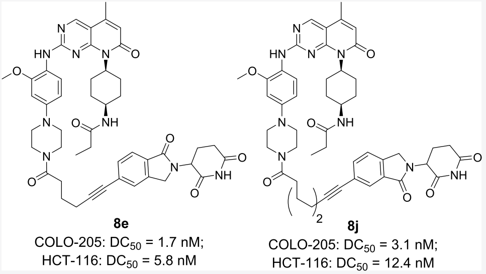 以PROTAC為代表的靶向蛋白質(zhì)降解是藥物發(fā)現(xiàn)的新興策略，研究人員設(shè)計(jì)并合成了多種PROTAC，此研究中所有PK研究均通過美迪西進(jìn)行